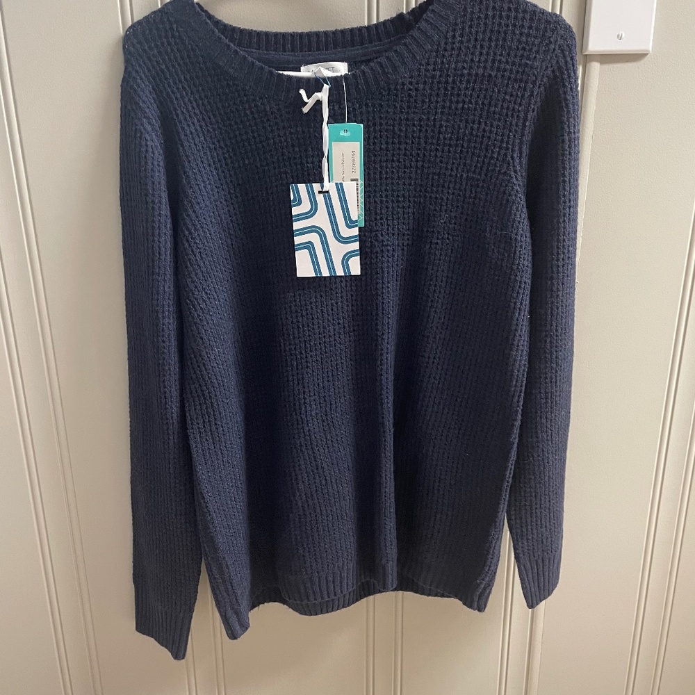 Blue crew sweater